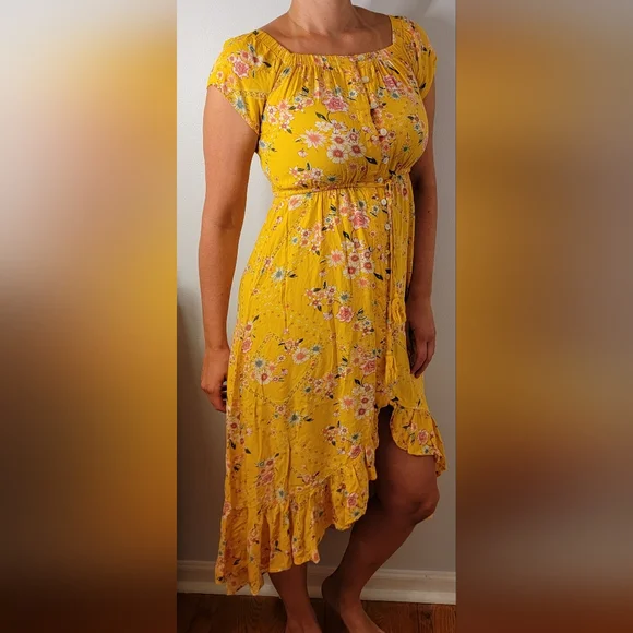 Abel The Label Dresses | Abel The Label Women's Yellow Maxi Dress Size Xs | Color: Yellow | Size: Xs | Miss_Sandyy's Closet